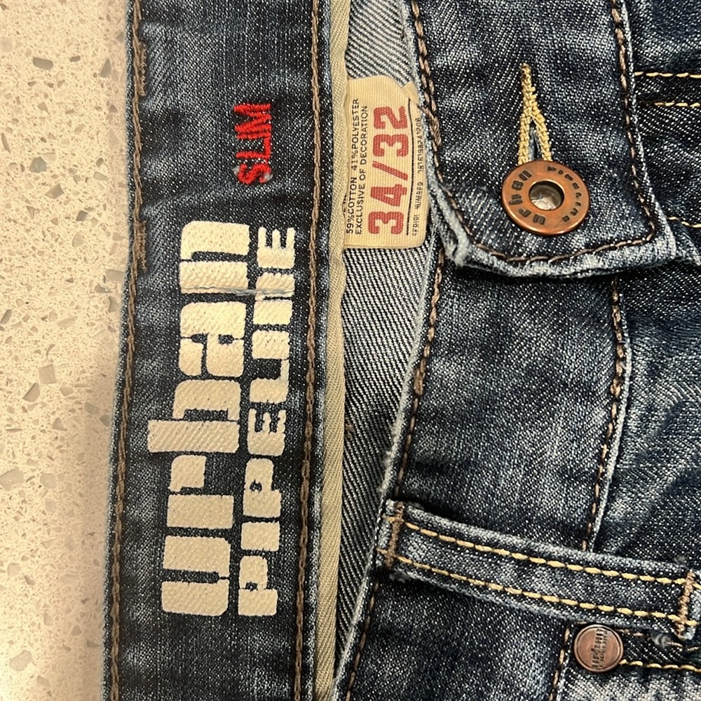 Urban Pipeline Jeans, Slim Fit, 34/32
